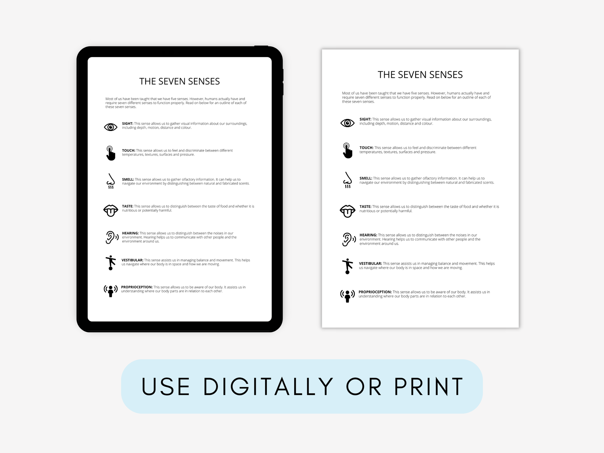 Stimming Psychoeducation Worksheets