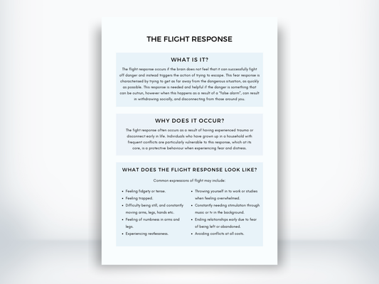 The Flight Response Handout PDF