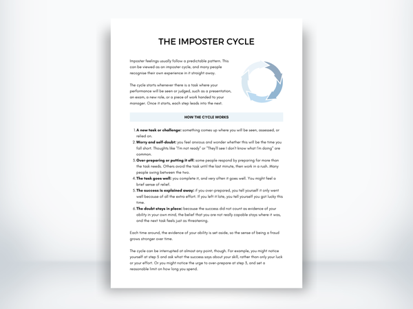 The Imposter Cycle PDF