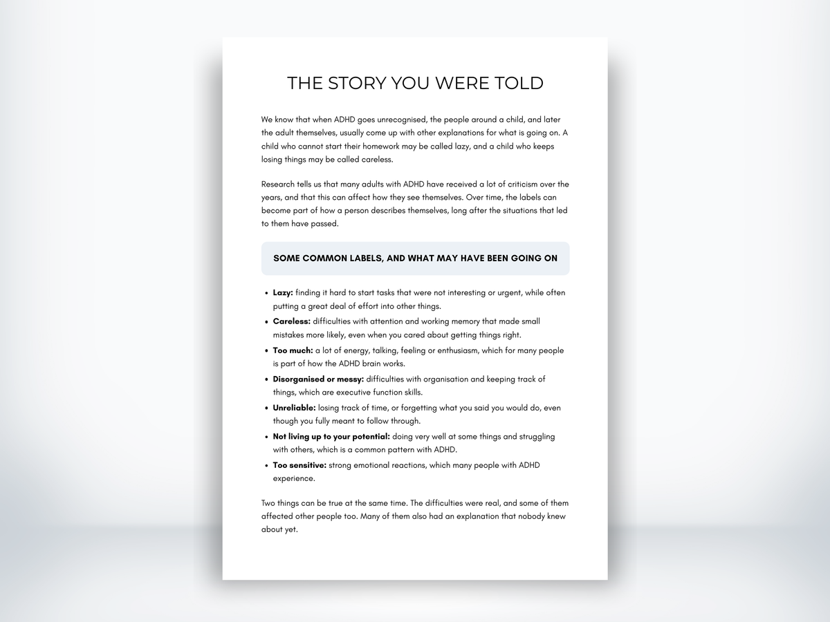 The Story You Were Told PDF