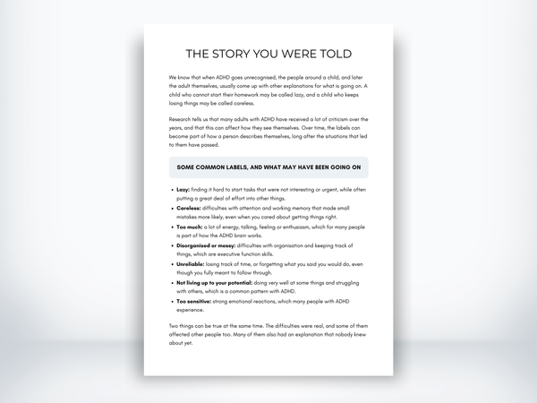 The Story You Were Told PDF