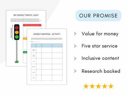 Boom and Bust Cycle Therapy Worksheets