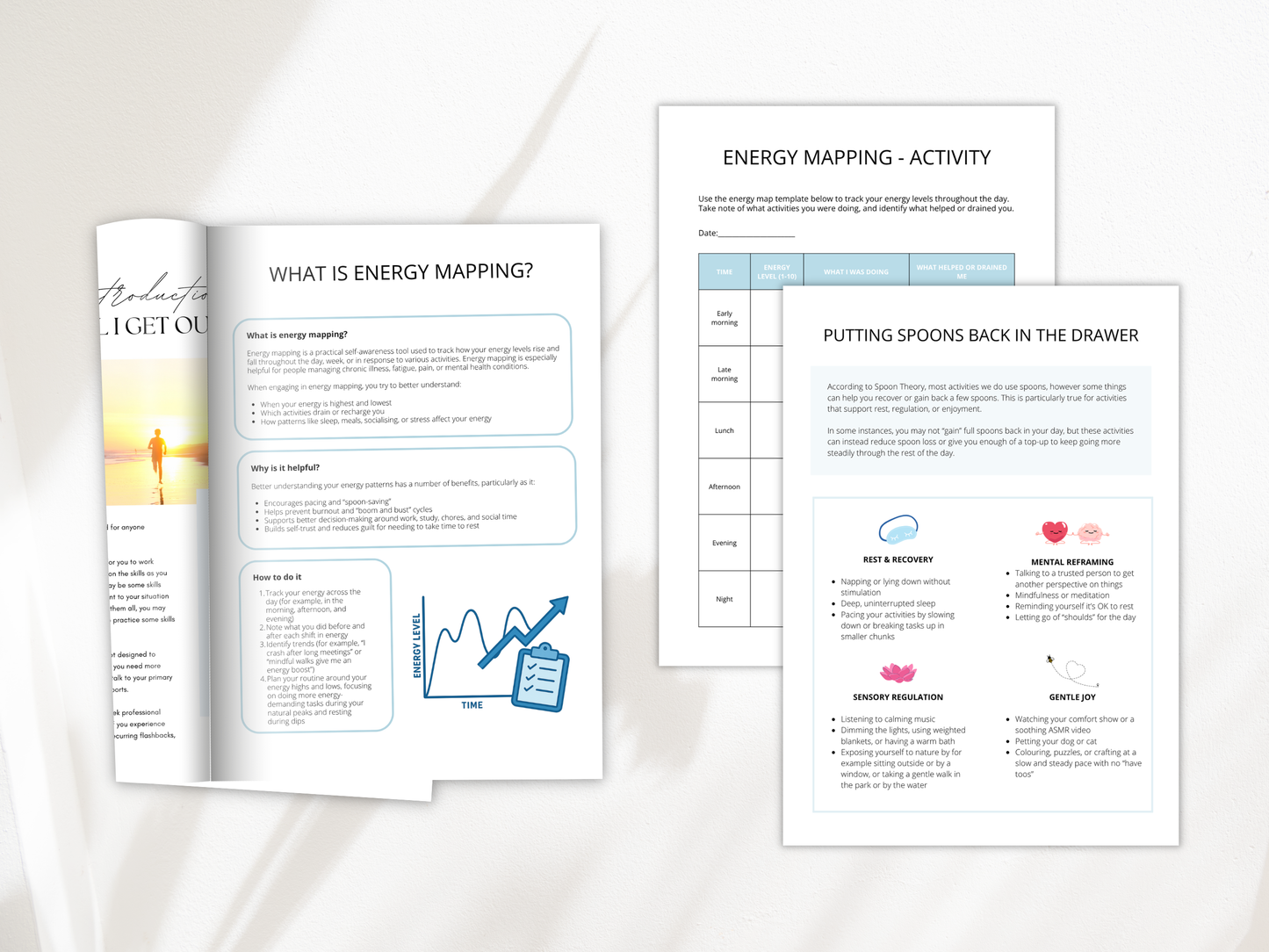 Boom and Bust Cycle Therapy Worksheets