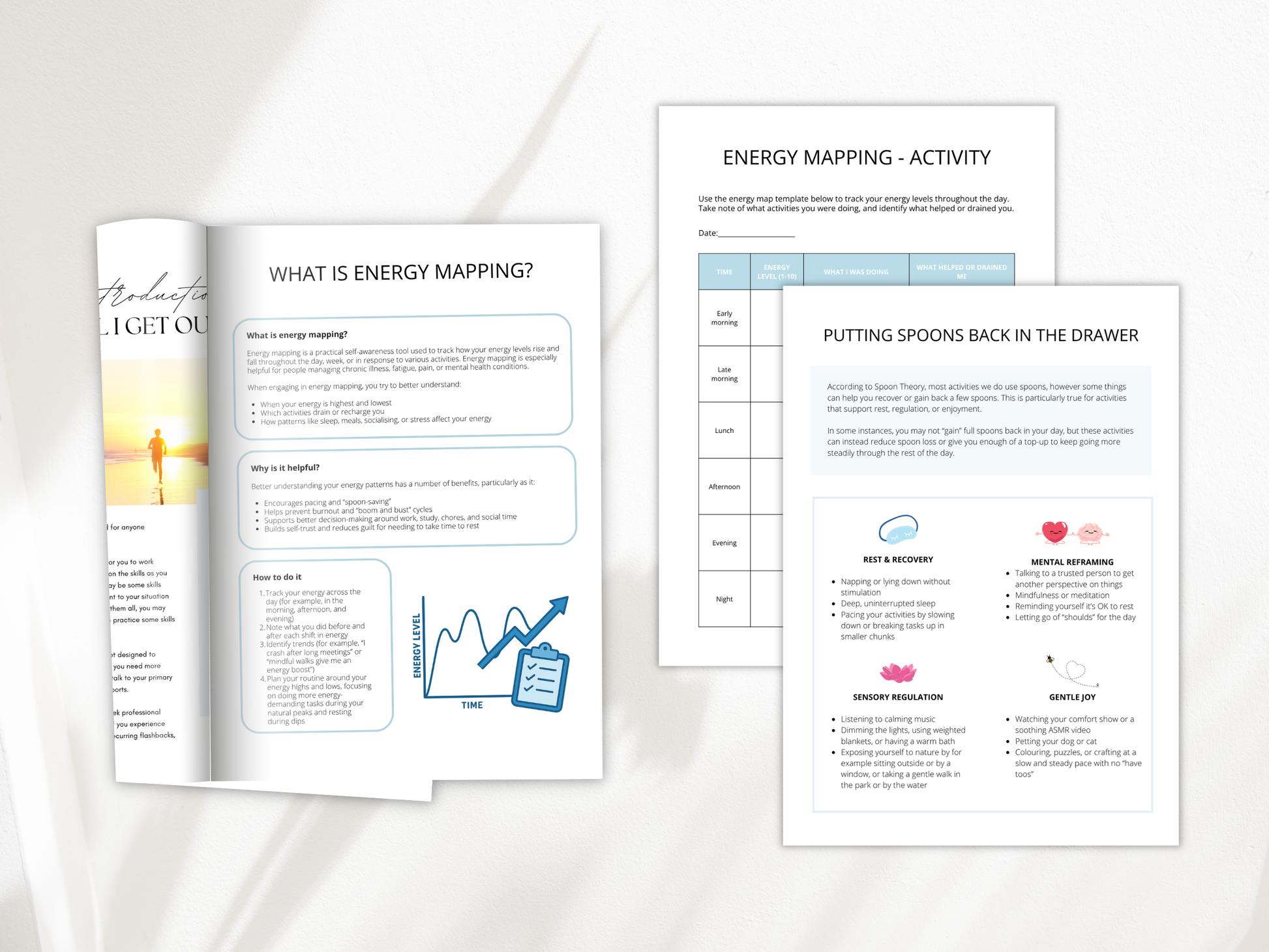 Boom and Bust Cycle Therapy Worksheets