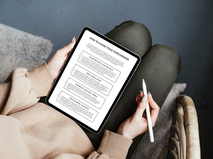 Toxic Forgiveness Therapy Worksheets