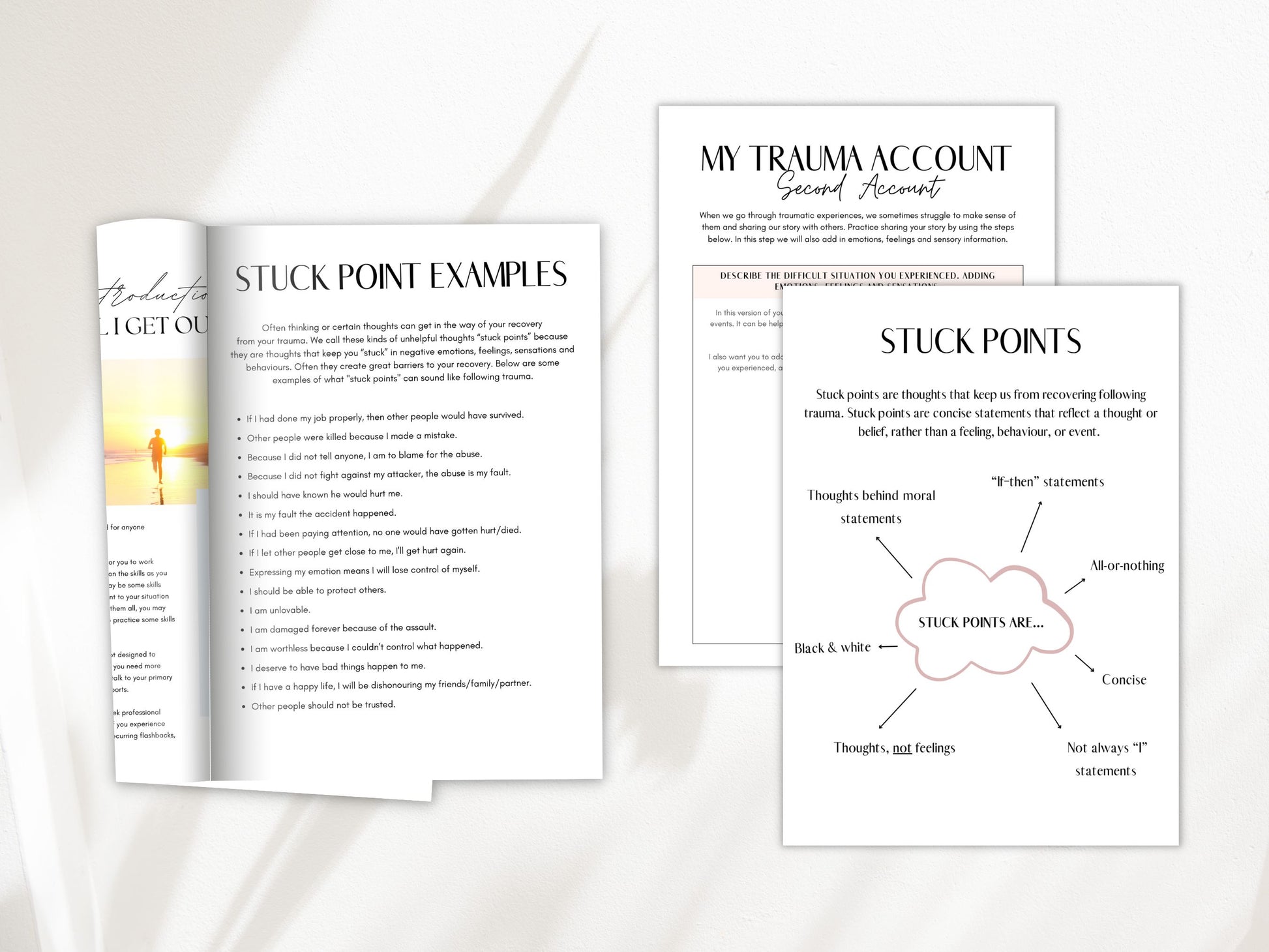 Trauma Worksheets Mega Bundle PDF