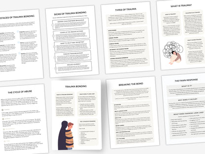 Trauma Bonding Therapy Worksheets