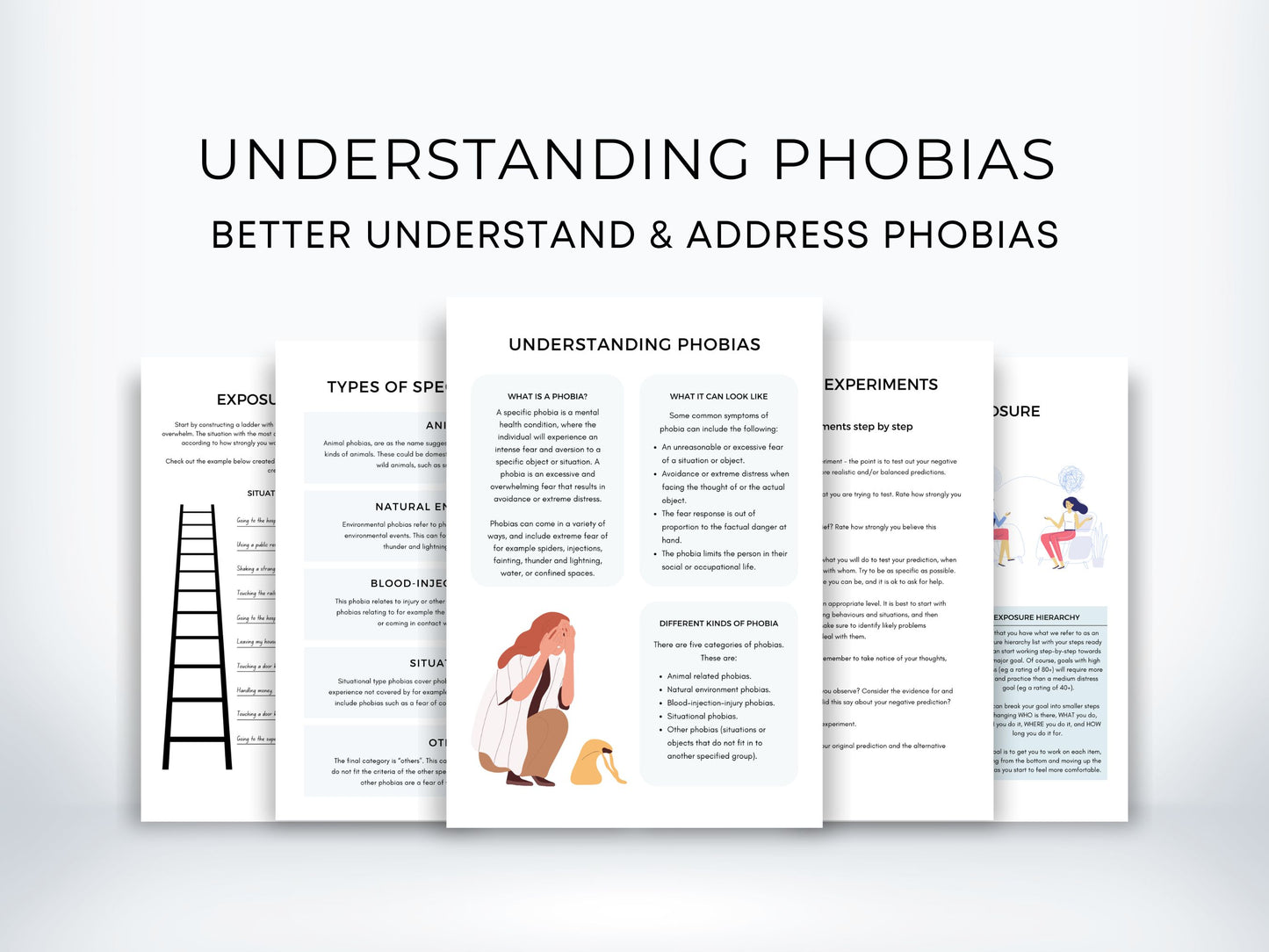 Understanding Phobias Worksheets