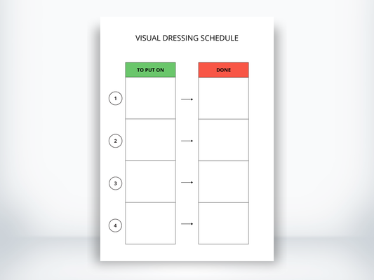 Visual Dressing Schedule PDF