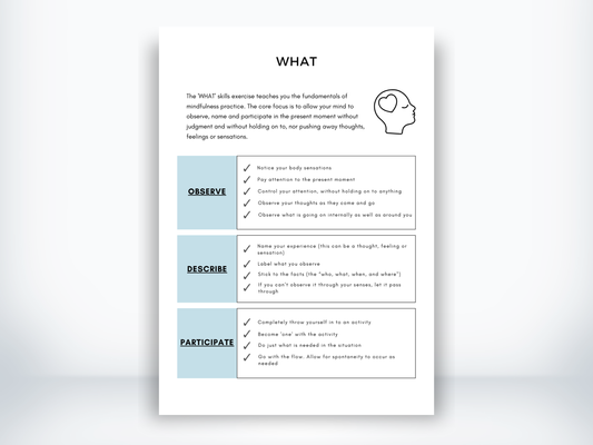 WHAT DBT Skill PDF