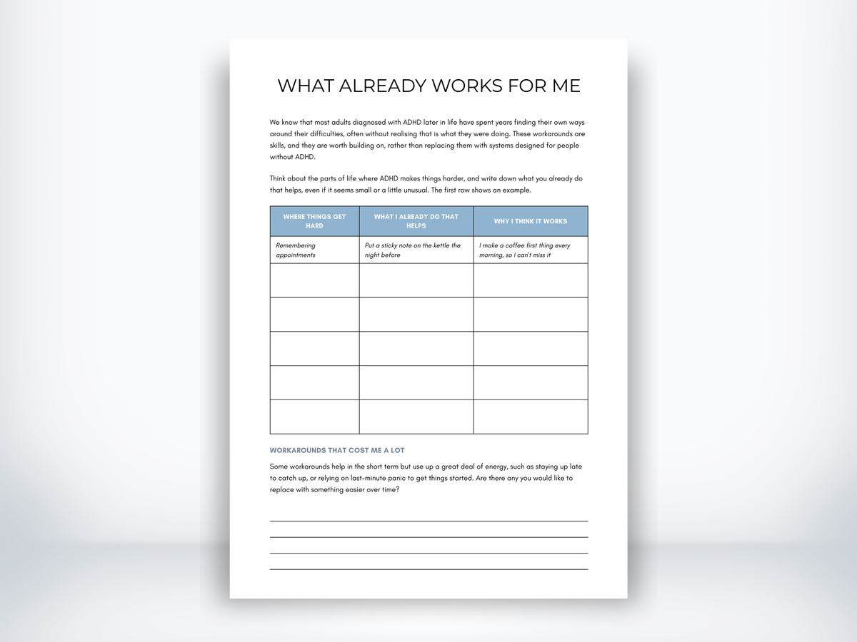 What Already Works for Me PDF