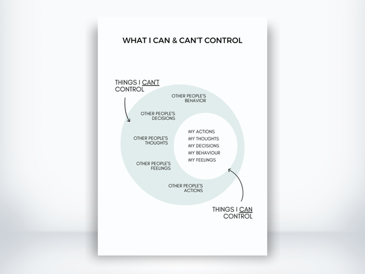 What I Can and I Cant Control Handout PDF