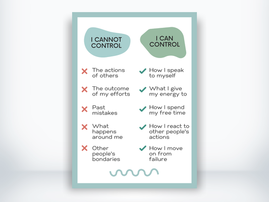 What I Cannot Control Poster PDF