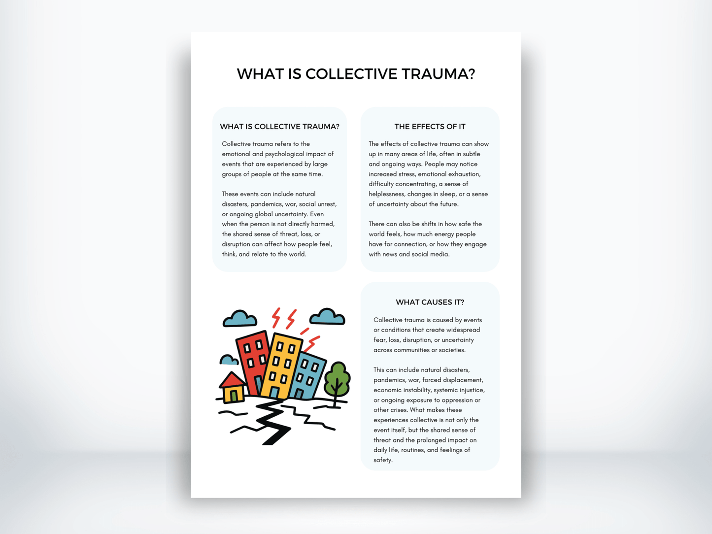 What Is Collective Trauma Handout PDF - My Thriving Mind