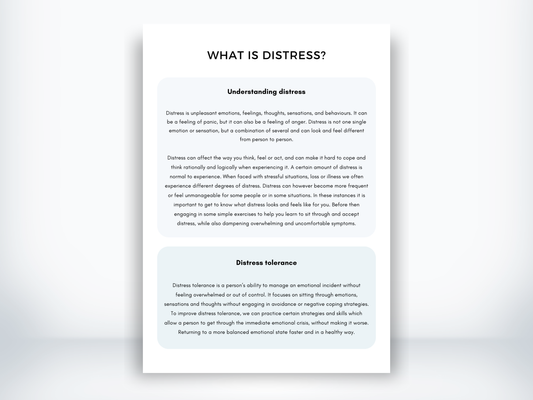 What Is Distress Handout PDF