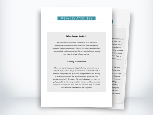 What is Anxiety Handout PDF