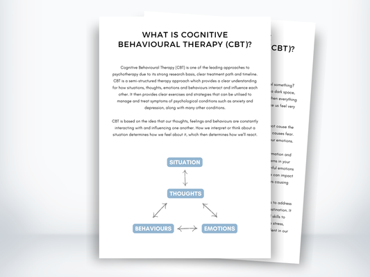 What is Cognitive Behavioural Therapy Handout PDF