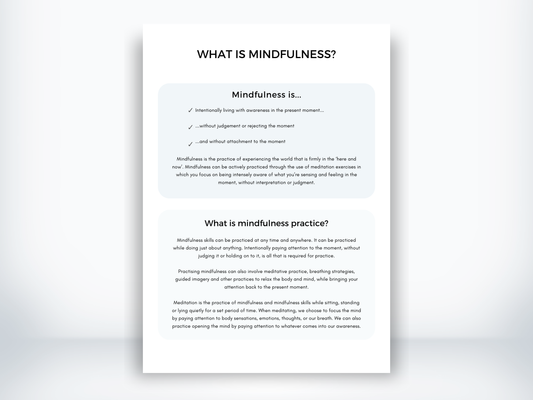 What is Mindfulness PDF