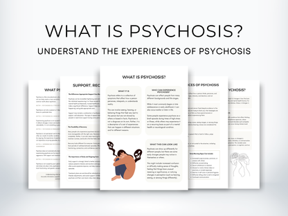 Understanding Psychosis Worksheets