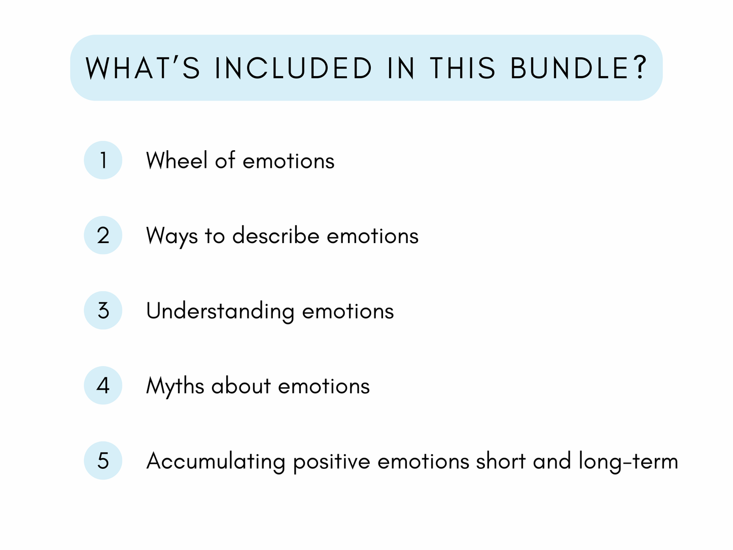 Wheel of Emotions Worksheets PDF