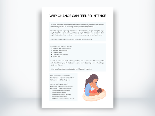 Why Change Can Feel So Intense in Early Parenthood PDF