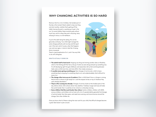 Why Changing Activities Is So Hard PDF
