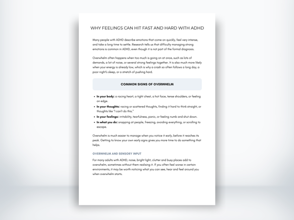 Why Feelings Can Hit Fast and Hard With ADHD PDF