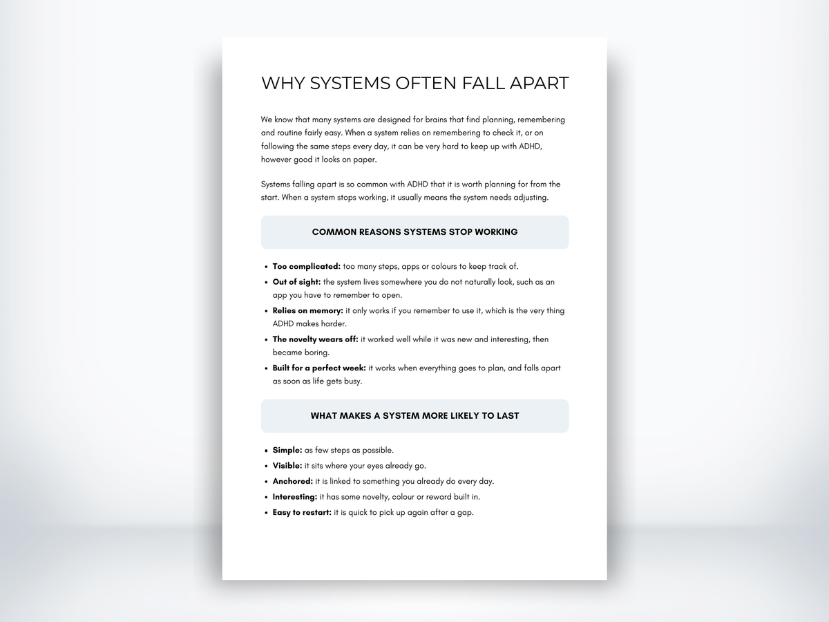 Why Systems Often Fall Apart PDF