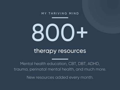 Therapy Resource Library Subscription Hero