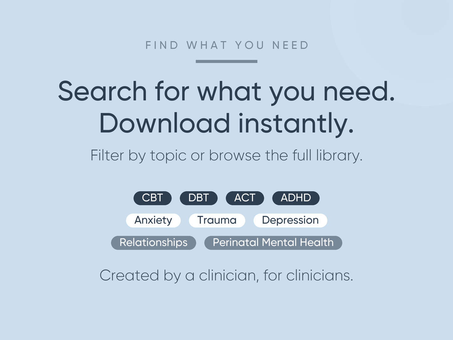Therapy Resource Library Subscription Library